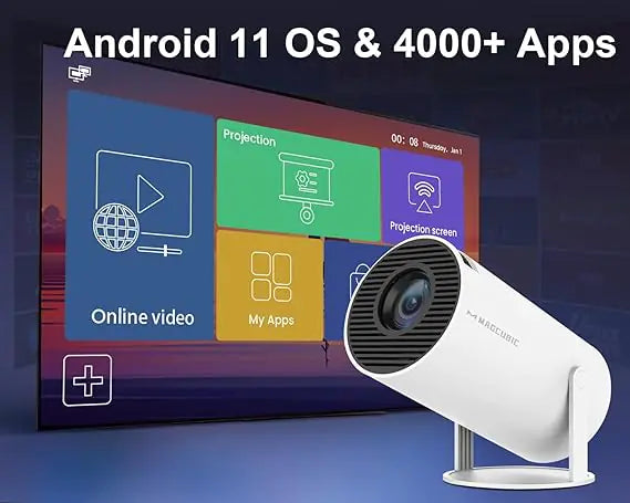 Portable 4K Smart Projector