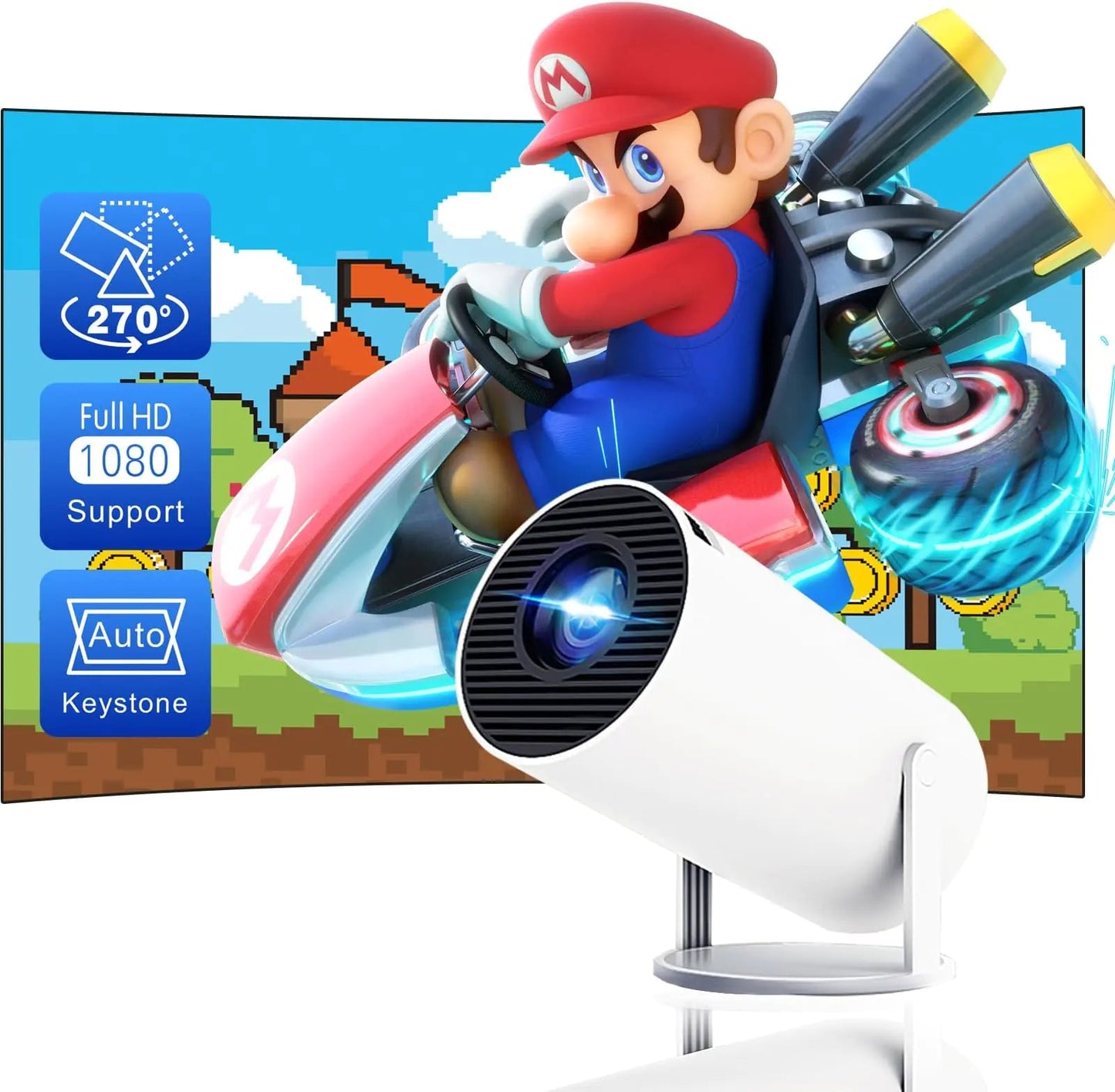 Portable 4K Smart Projector